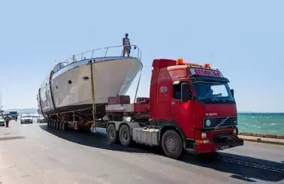 Open transport shipping for boats