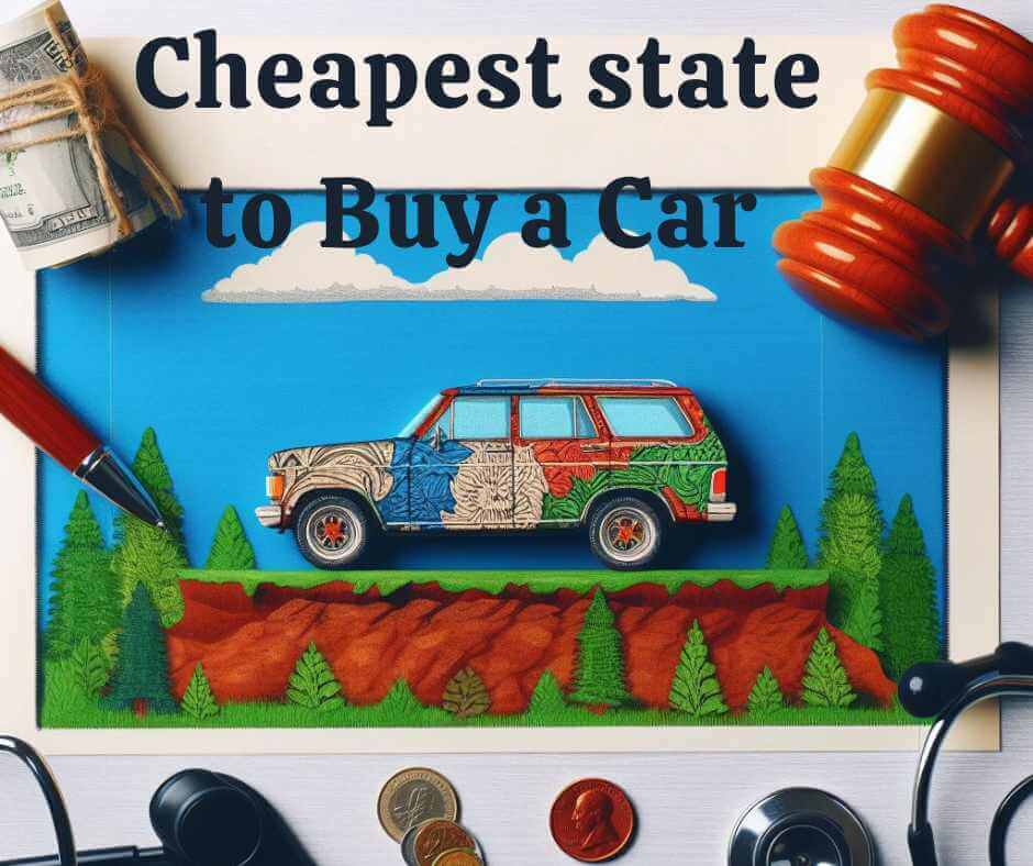 Cheapest state to buy a vehicle