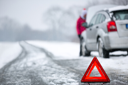 snow driving