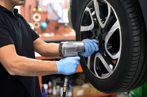 inflate tires to prevent flat spots