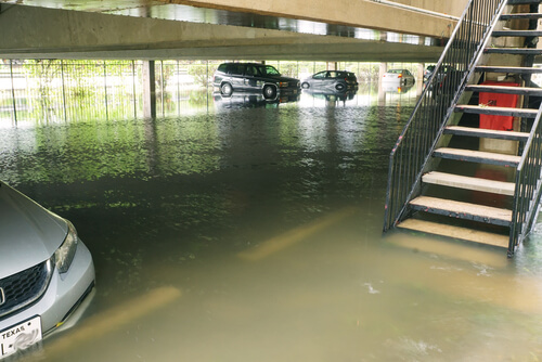 flood damaged car