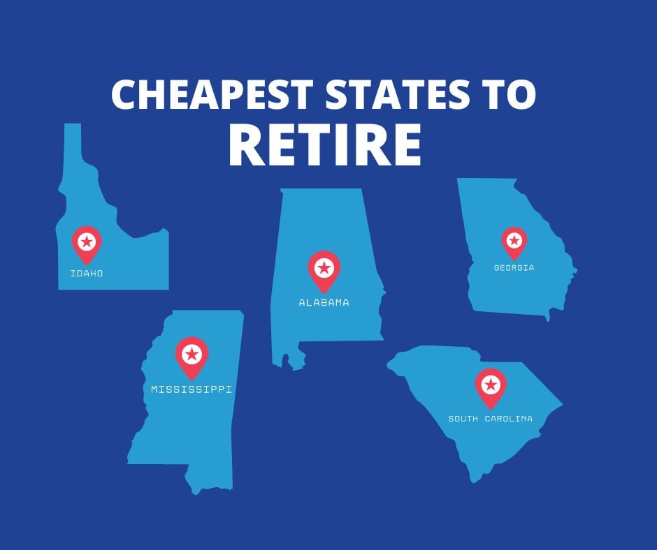 Cheapest States To Retire 5 