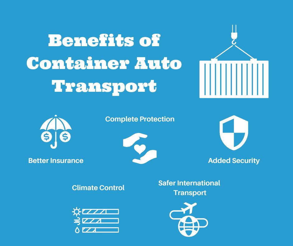 benefits of container auto transport