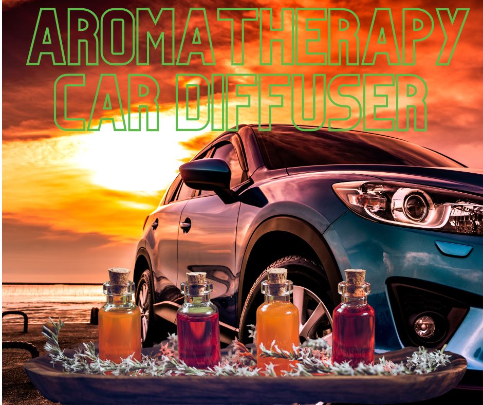 A compact aromatherapy car diffuser