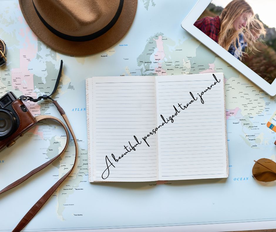 A beautiful personalized travel journal 