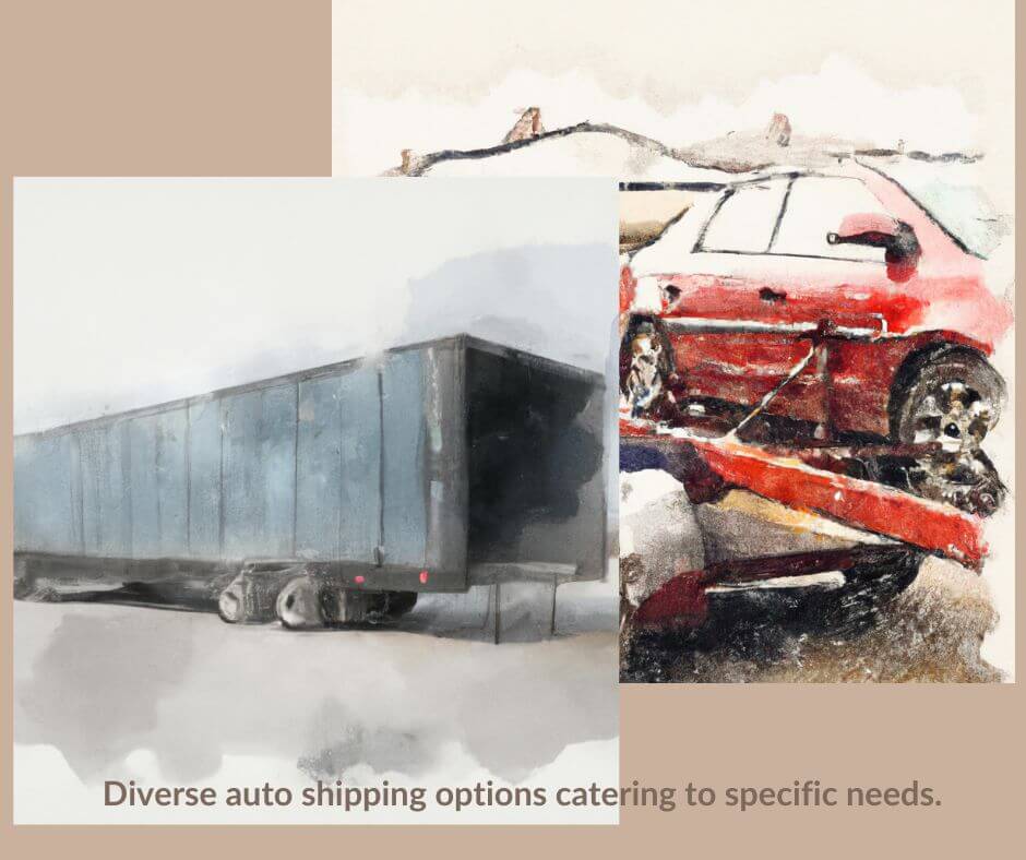 Open and enclosed trailers for vehicle transportation