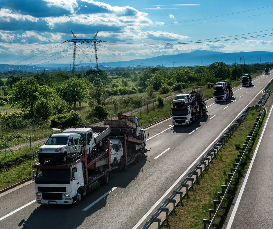 Fleet Vehicle Shipping in progress