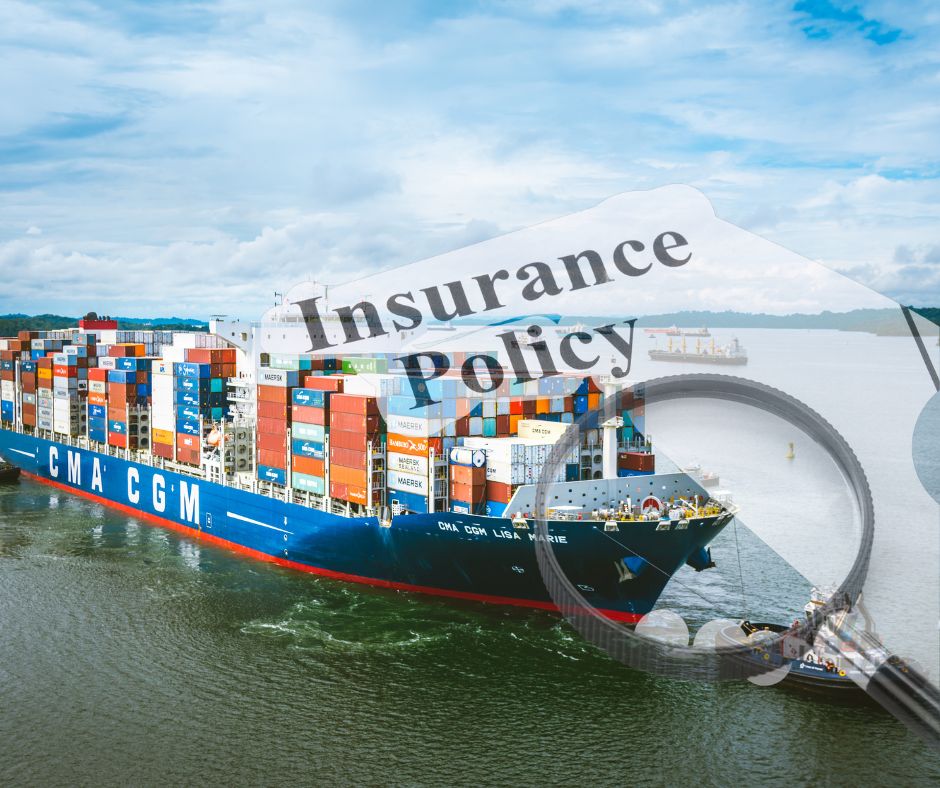Marine cargo insurance policy for boat shipments