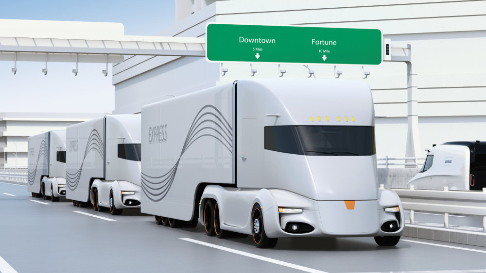 Platooning in Autonomous Trucks