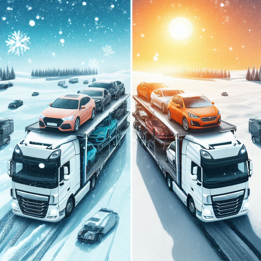 Car shipping seasonality impacts vehicles in different weather conditions