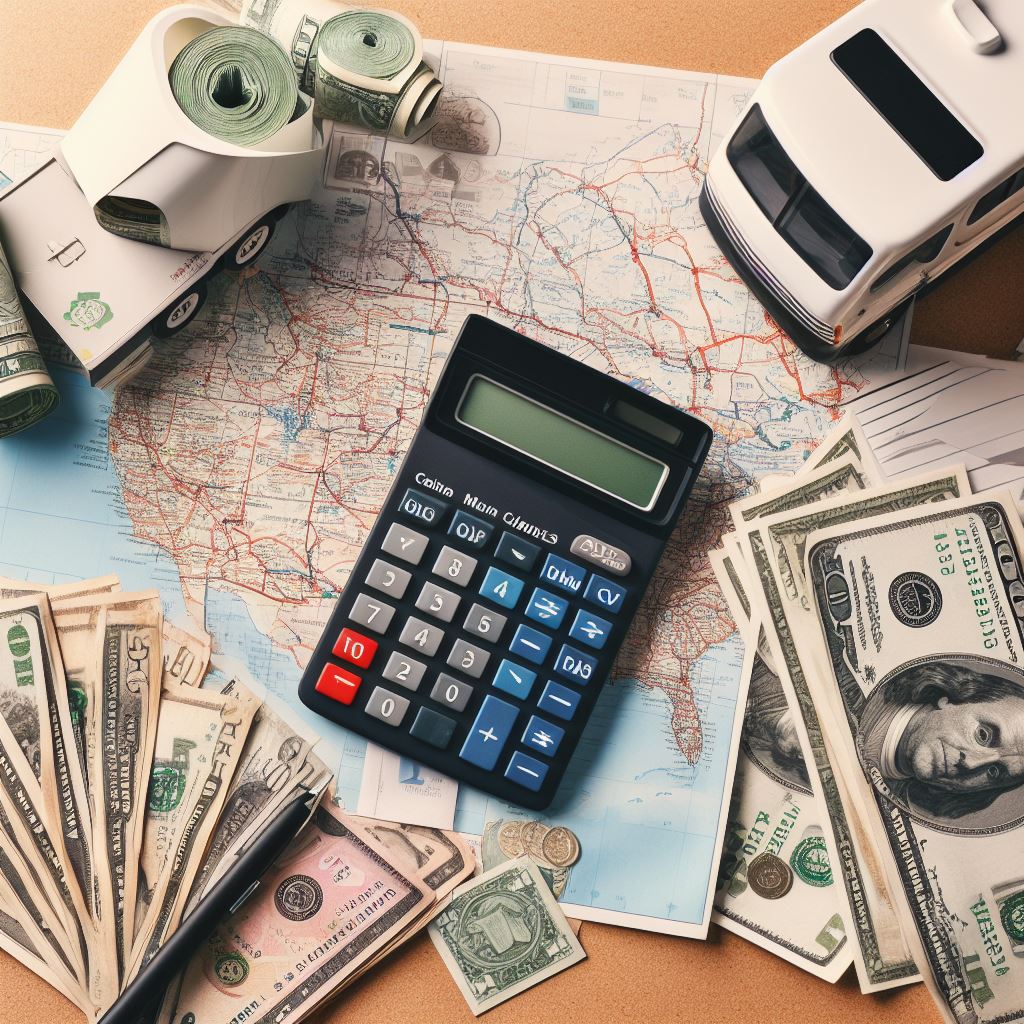 Calculating the expenses of Recreational Vehicle moves 