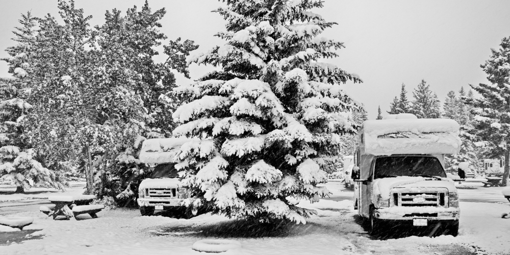 Seasonal RV shipping in winter