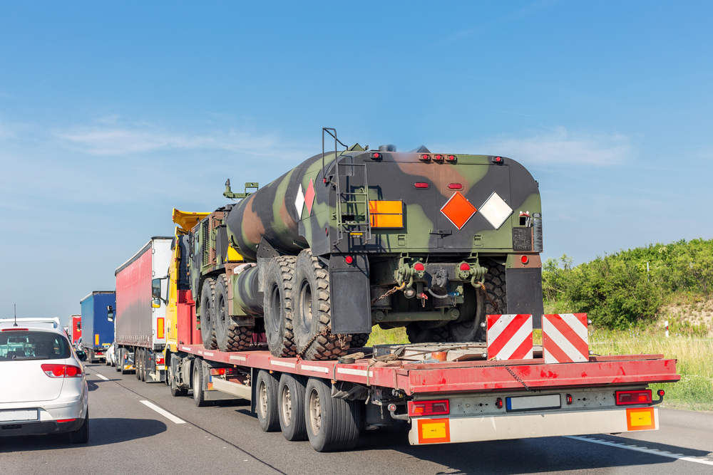 Military Truck shipping