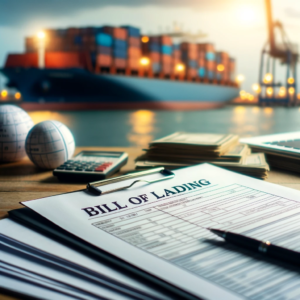 Bill of Lading and shipping documents, key in boat shipping terminology.