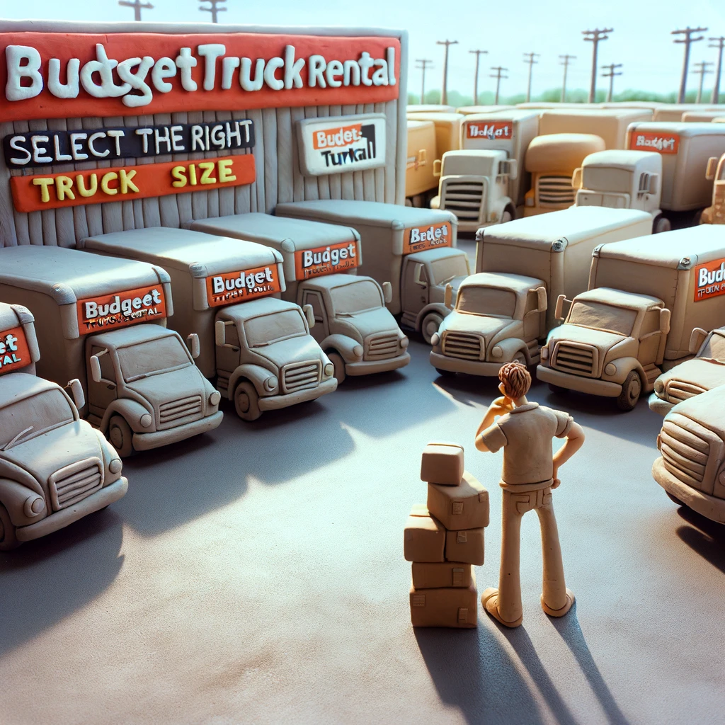 a variety of truck sizes from Budget