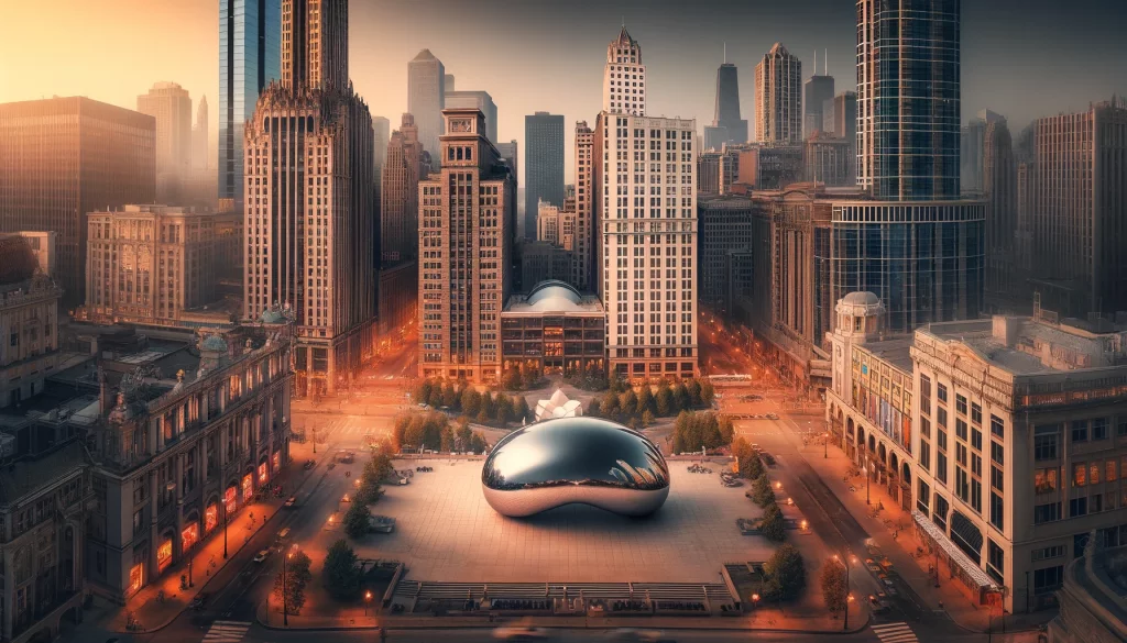 Downtown is home to the “Bean” in Millennium Park