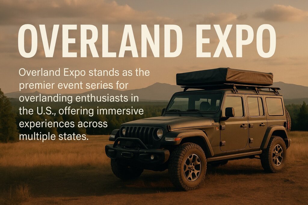 A 4x4 at an expo for classic car shows this weekend