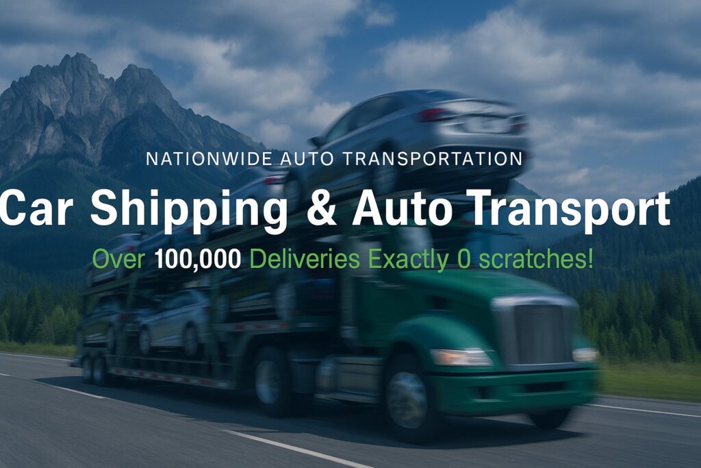Car shipping and auto transport with Nationwide 0 scratches