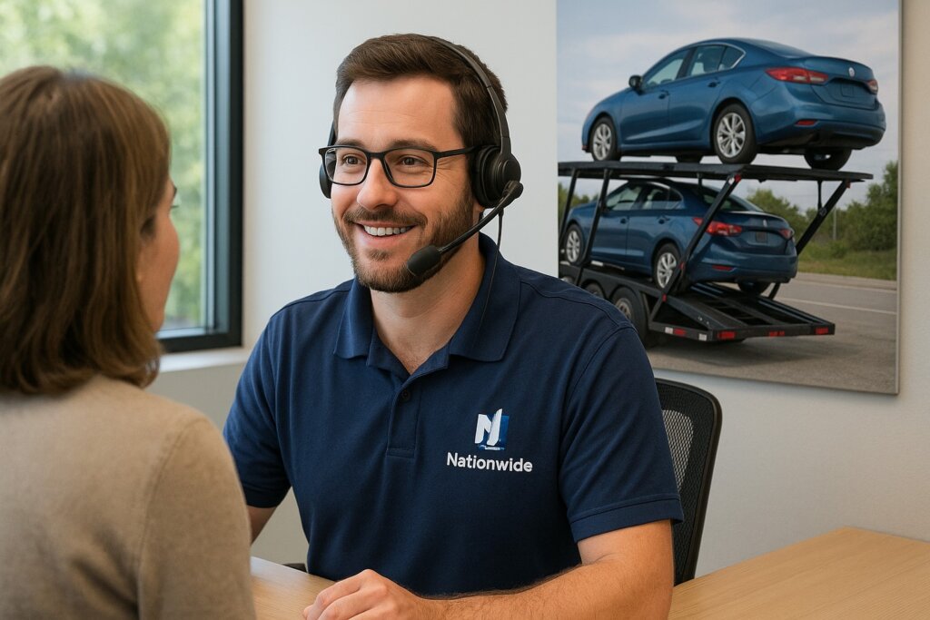 A Nationwide Auto Transportation consultant is standing by to give you professional